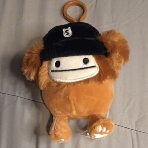 Squishmallows Tan Plush Keychain